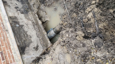 Water Main Leak Photo